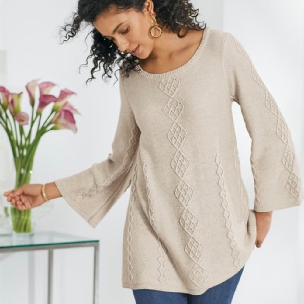 Soft surrounding sweater nwt